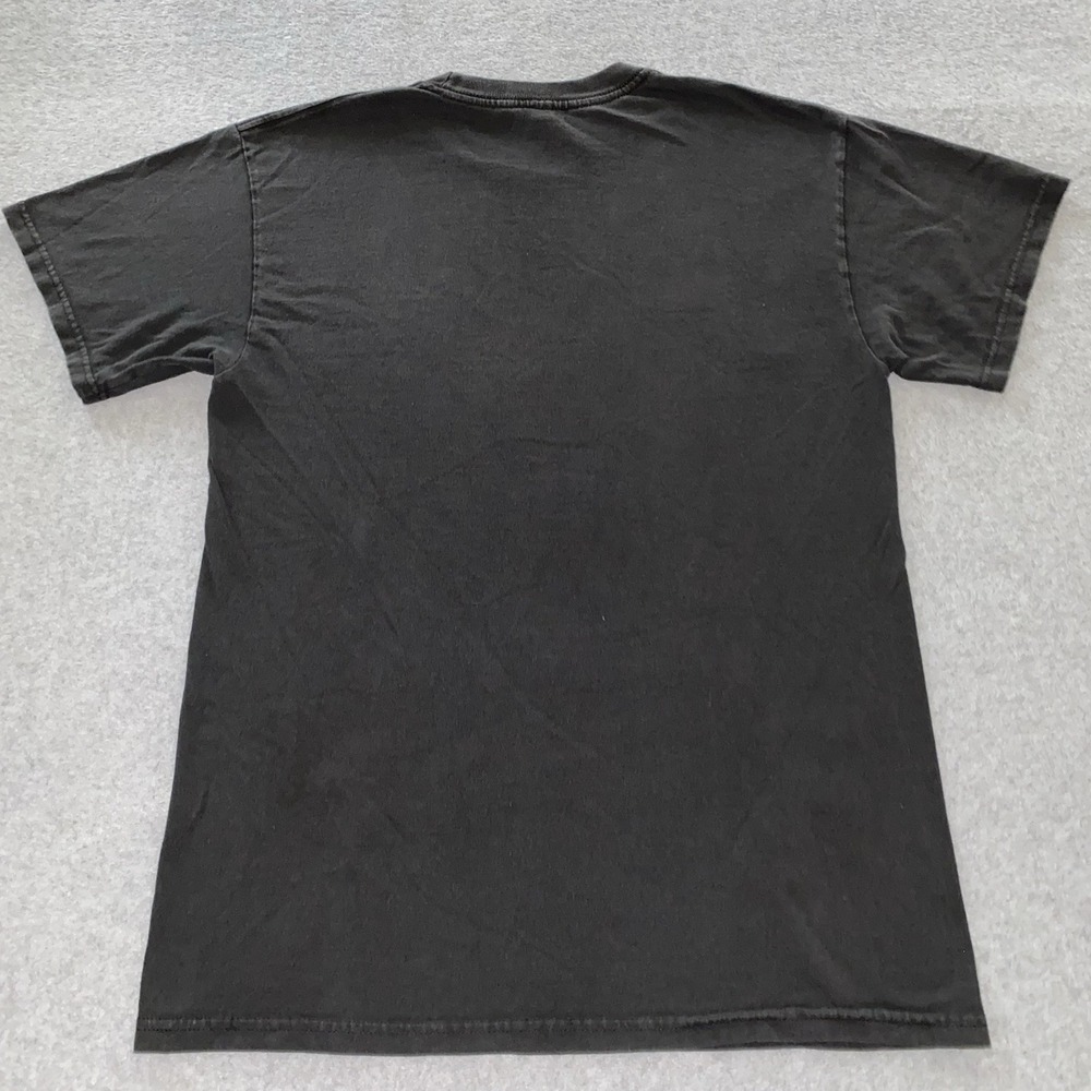 Y2K California Bear Graphic T-Shirt Men's Medium Black Alstyle Heavyweight 2000s - Picture 9 of 10